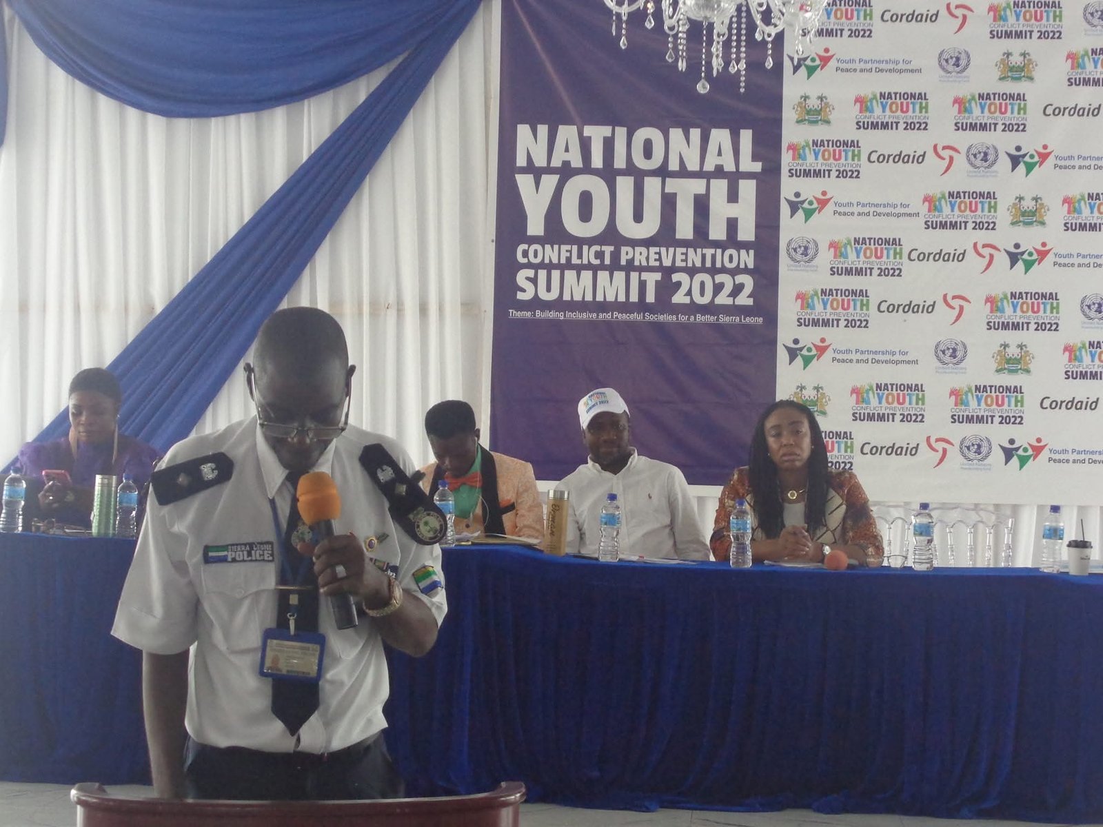 Panel session at the National Youth Conflict Prevention Summit